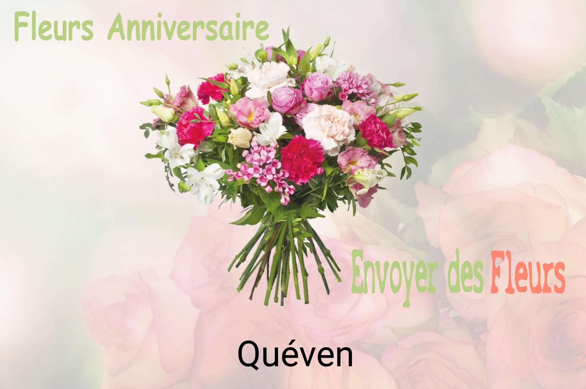Bouquet de fleurs d’anniversaire livré à Quéven