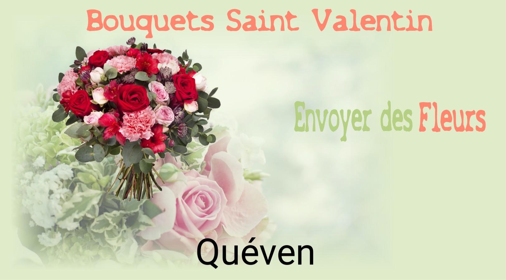 Roses de Saint-Valentin livrées à Quéven